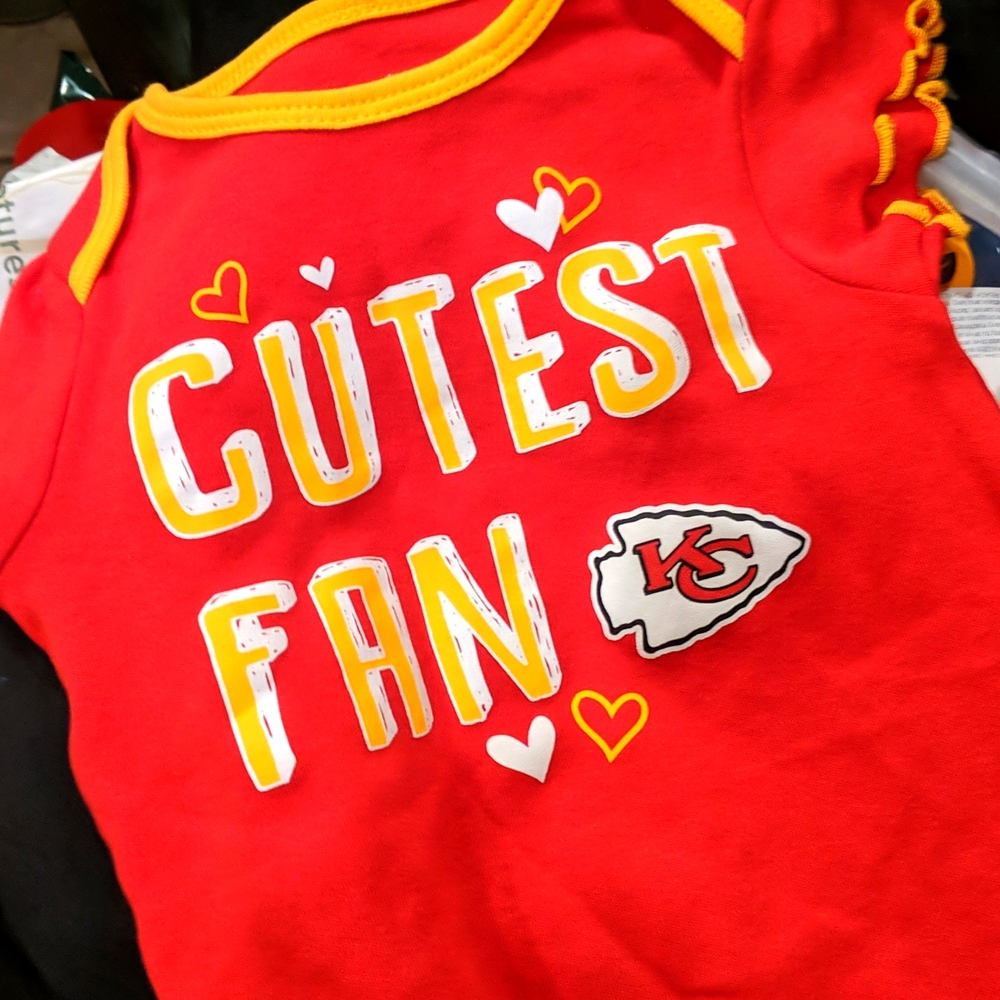 NWOT KC Chiefs Onesie